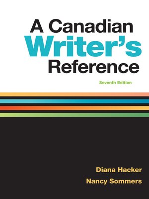 cover image of A Canadian Writer's Reference